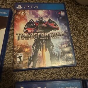Sony PS4 Game - Transformers: Rise of the Dark Spark - Blue and Red